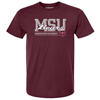 CI Sport MSU Bears Missouri State University Bear Head Maroon Tee