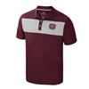 Colosseum Bear Head Men's Maroon Polo