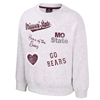 Colosseum Missouri State Pride Youth Girls Gray Crewneck