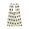 Polka Dot Knit Mini Tote Bag