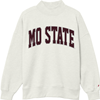 League Mo State Oat Mock Neck Crew