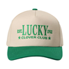 Lucky Clover Club Embroidery Two-tone Trucker Hat