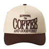 Running On Coffee and Good Vibes Trucker Hat