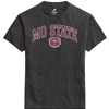 League Mo State Bear Head Gray Tee