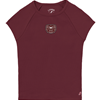 League Bear Head Ladies Maroon Tee
