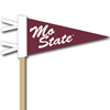 Collegiate Pacific Mo State Maroon Pennant On Stick