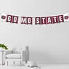 UB & F Go Mo State Bear Head Banner String