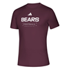 Adidas Bears Football Springfield Mo USA Maron Tee