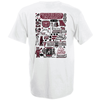 Camp David Missouri State University Artwork by Julia Gash White Tee