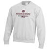 Gear Bear Head Missouri State University Mom Ash Crewneck