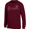 Champion Missouri State University Bear Head 1905 Mo State Maroon Nation Springfield, MO Maroon Long Sleeve