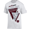 Champion Missouri State University Triangles White Short Sleeve Tee
