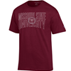 Champion Missouri State Bear Head University Maroon Tee