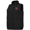 Antigua Embroidered Bear Head Ladies Black Puffer Vest