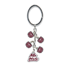 Neil Mo State Keychain with Bear Head Charms