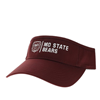 Legacy Bear Head Mo State Bears Maroon Adjustable Visor