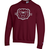 Champion 1905 Bear Head Maroon Team Crew