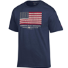 Champion American Flag Missouri State University 250 Years of USA Navy Tee