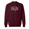CI Sport Missouri State Bears Bear Head Maroon Crewneck