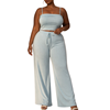 Curvy Coastal Breeze Top and Pants Set