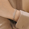 Stainless Steel Layered Silver Bracelet