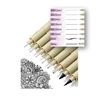 INK PEN SET (8PK BLACK, ASSORT. SIZES) @ ART CONNECTION