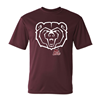 C2 Sport Bear Head Mo State Maroon Athletic Tee