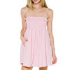 Smocked Babydoll Mini Dress