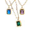Square Pendant Necklace