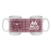Nordic Bear Head Mo State Over Background White Mug