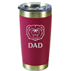 RSFJ Bear Head Dad Maroon Tumbler