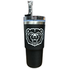 RSFJ Bear Head Black Straw Tumbler