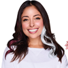 HairUWear Maroon and White Wavy Clip-In