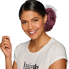 HairUWear Maroon and White Hair Wrap