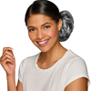 HairUWear Gray and Silver Tinsel Hair Wrap