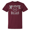 Original BearWear Mo State Est Bear Head Seal 1905 Bears Springfield Mo Maroon Tee