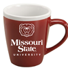 RFSJ Bear Head Missouri State University Maroon and White Mug