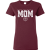 Original BearWear Missouri State University Mom Bear Head Ladies Maroon Tee