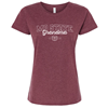 Original BearWear Mo State Grandma 1905 Bear Head Ladies Maroon Tee