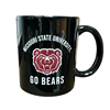 MCM Missouri State University Bear Head Go Bears Black Mug
