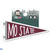 SDS Mo State Pennant Maroon and Gray Sticker