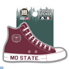 SDS Maroon Sneaker with Bear Head and Mo State Sticker