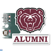 SDS Bear Head Alumni Sticker