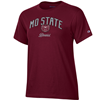 Champion Mo State Bear Head Bears Ladies Maroon Tee