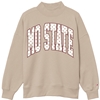 League Mo State Ladies Beige Polka Dot Mock Neck