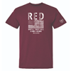 Original BearWear RED American Flag Until They All Come Home Maroon Tee