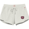 League Bear Head Ladies Reverse Fleece Oat Lounge Shorts