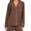 Matching Pajama Set Long Sleeve Button Up Top