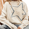 Oversized Star Sweater