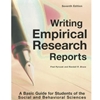 *OLD ED* WRITING EMPIRICAL RESEARCH REPORTS